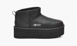 UGG Classic Ultra Mini Platform Metallic Black