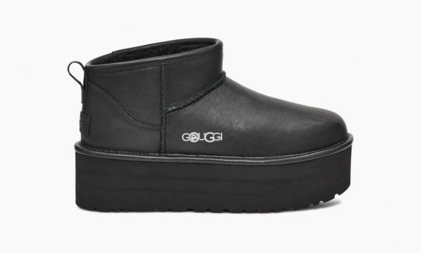UGG Classic Ultra Mini Platform Metallic Black
