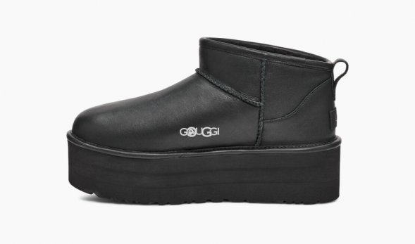 UGG Classic Ultra Mini Platform Metallic Black