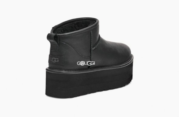 UGG Classic Ultra Mini Platform Metallic Black