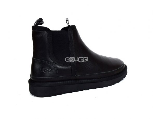 Mens Neumel Chelsea Metallic - Black
