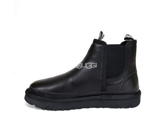 Mens Neumel Chelsea Metallic - Black