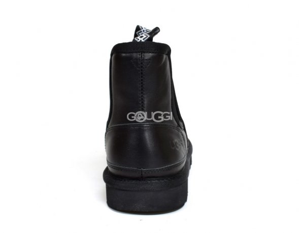 Mens Neumel Chelsea Metallic - Black