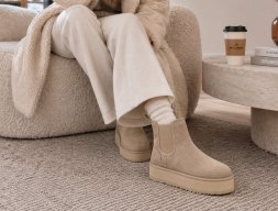 Ugg Neumel Platform Chelsea - Sand