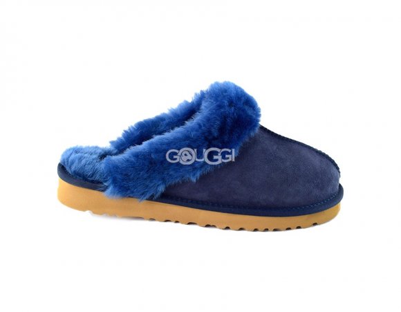 MENS Slipper Scufette Navy - 38