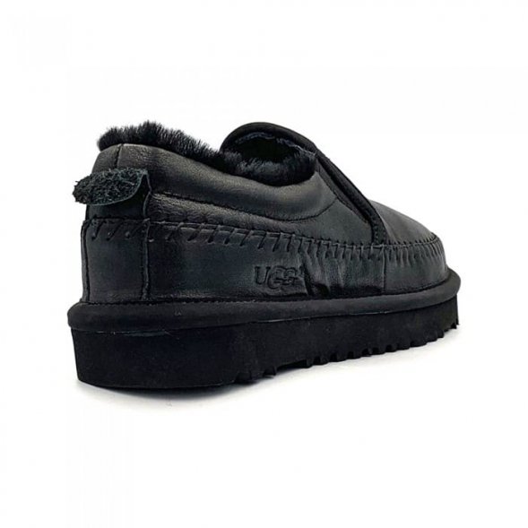 Ugg Stitch Slip Leather - Black - черный, 41, кожа