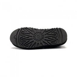 Ugg Stitch Slip Leather - Black