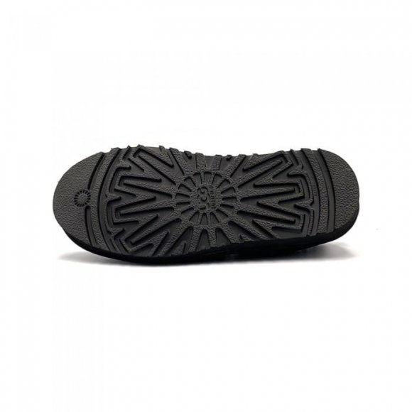 Женские cлиперы Ugg Stitch Slip Leather - Black Женские cлиперы Ugg Stitch Slip Leather - Black