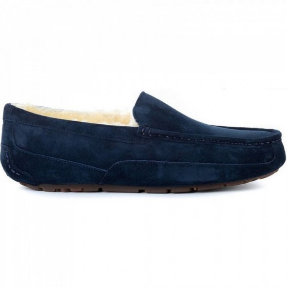 Мужские мокасины Ugg Ascot Dark Blue