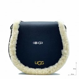 Ugg Heritage Crossbody Leather Black