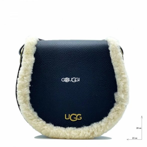Ugg Heritage Crossbody Leather Black