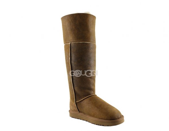 Classic Tall Metallic Skillful Wrestling Chestnut