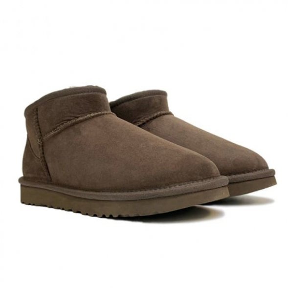 Ugg Ultra mini - Chocolate - Шоколадный, 37, Замша