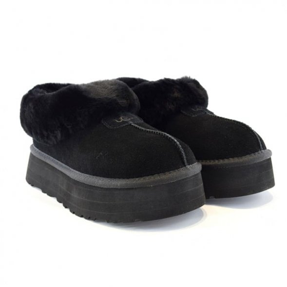 Женские ультра мини угги на платформе Ugg Mate Revival - Black