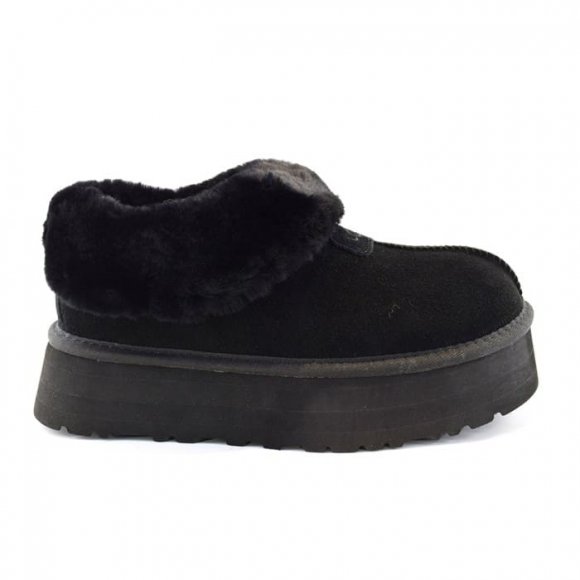 Женские ультра мини угги на платформе Ugg Mate Revival - Black Женские ультра мини угги на платформе Ugg Mate Revival - Black