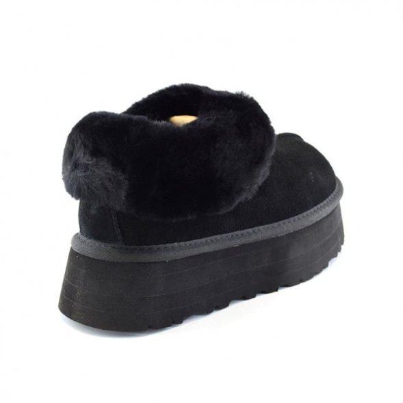 Женские ультра мини угги на платформе Ugg Mate Revival - Black