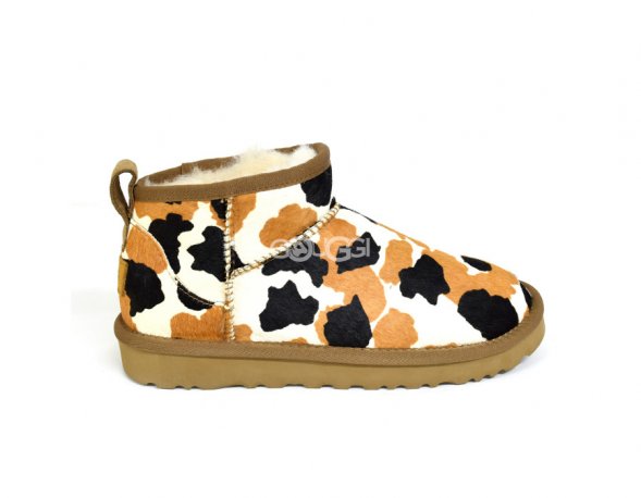 Ultra Mini Cow Print Chestnut - 36