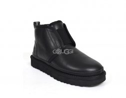 Mens Neumel Flex Metallic Black