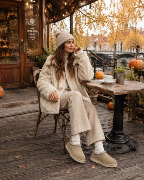 Женские cлиперы Ugg Tasman Slipper Sand