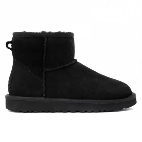 Женские мини угги с пропиткой Ugg Classic Mini II - Black