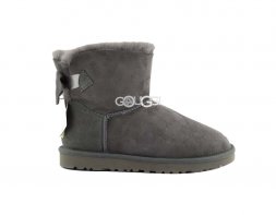 Mini Bailey Bow Medallion Grey