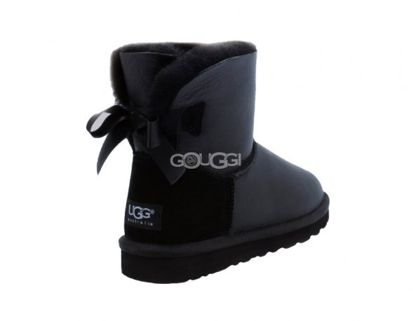 Mini Bailey Bow Metallic Black - 39